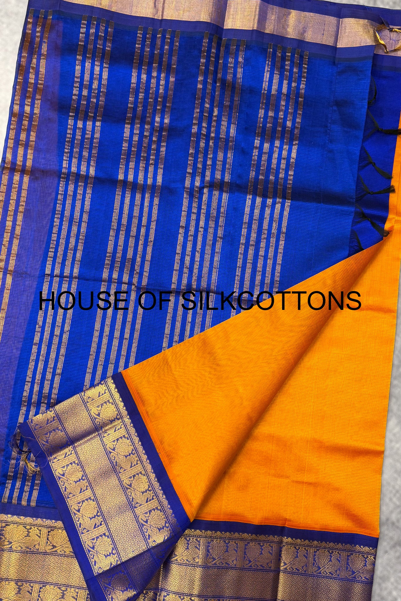 Mangalagiri Kanchi Korvai Border silkcotton