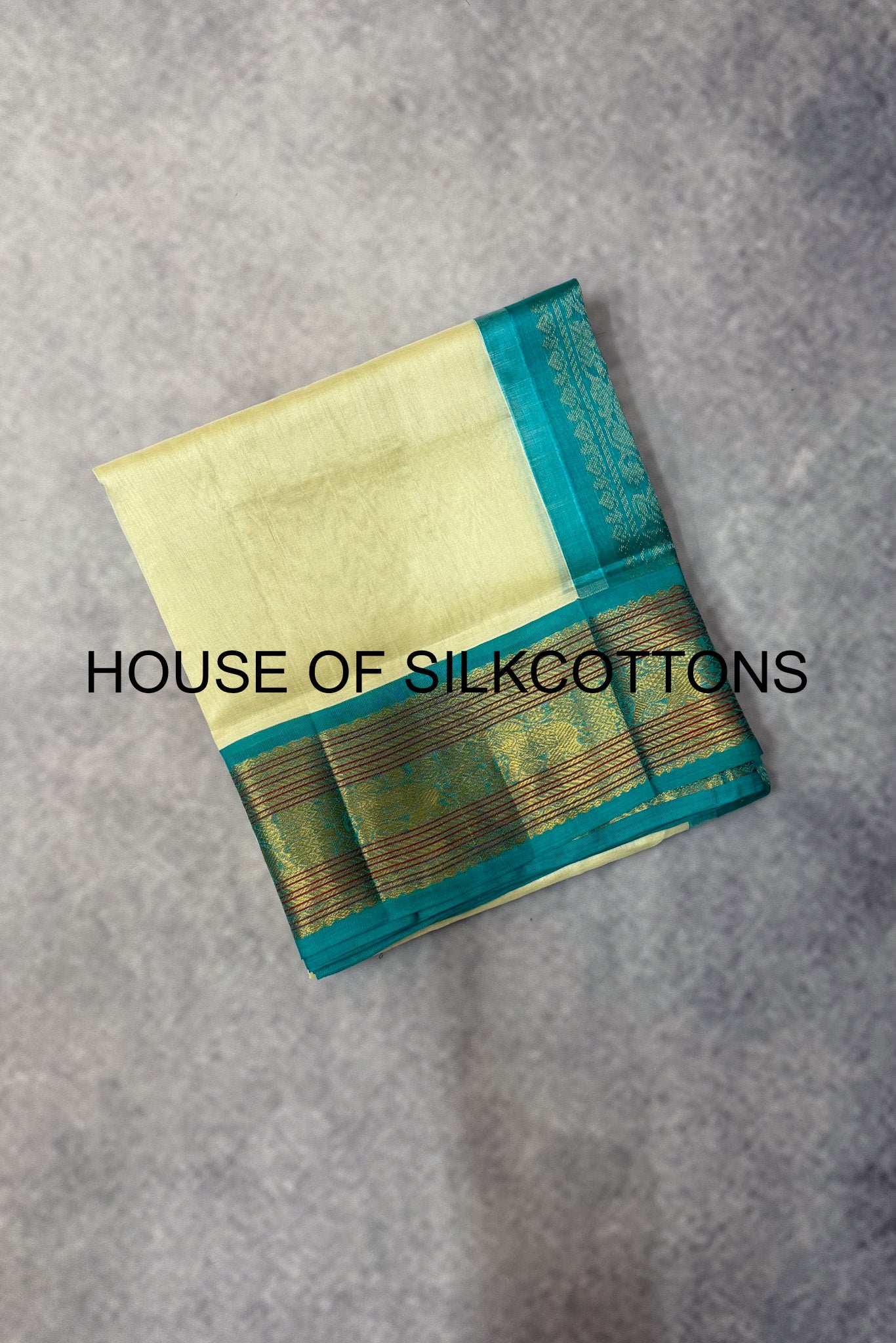 Korvai Border Plain Silkcotton