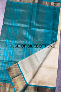 Korvai Border Plain Silkcotton