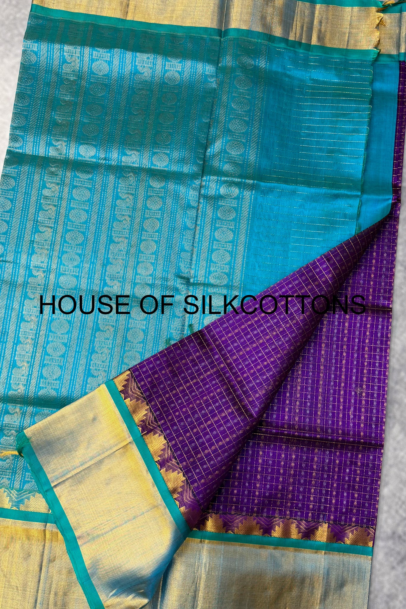Lakshadeepam Korvai Border Silkcotton