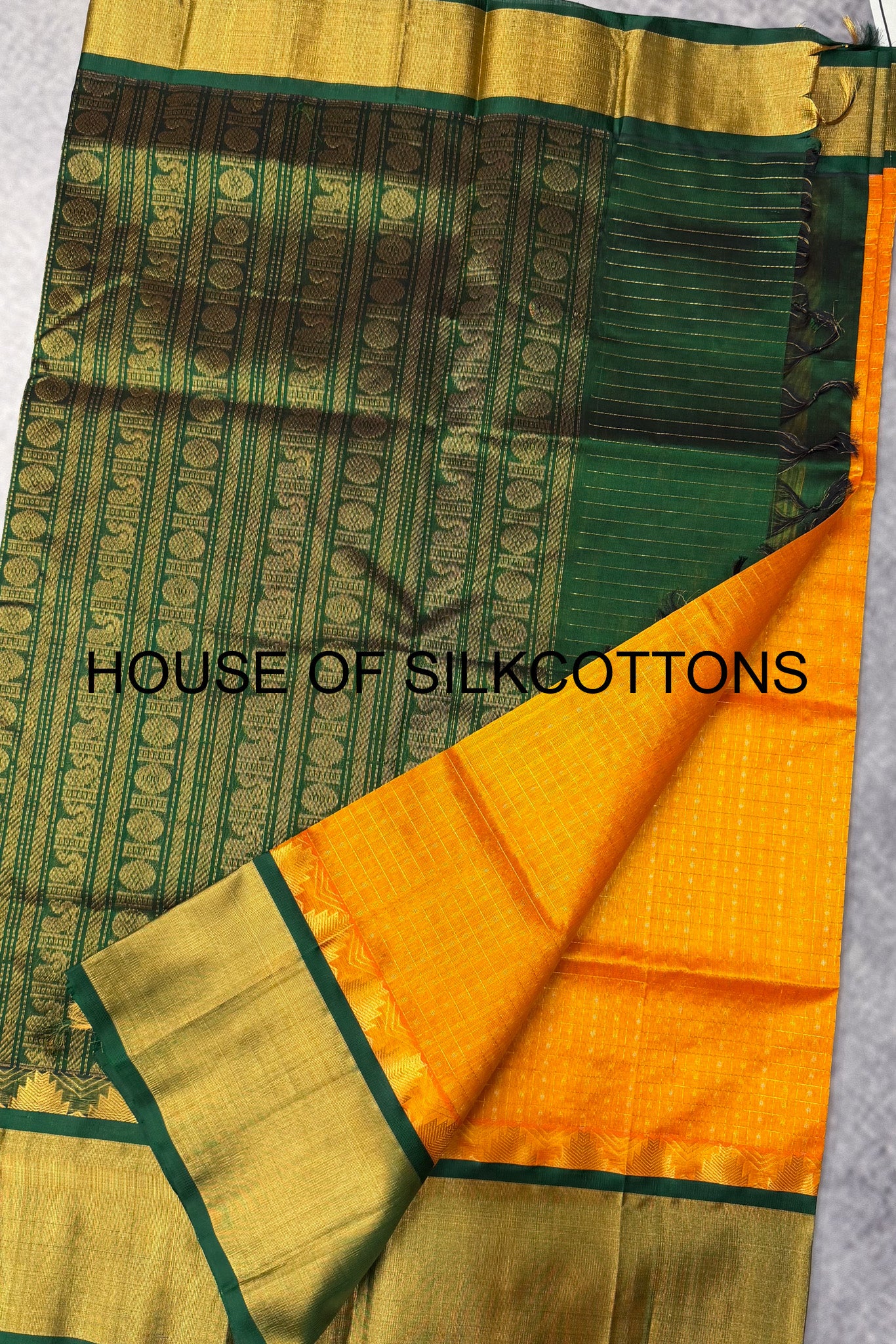 Lakshadeepam Korvai Border Silkcotton